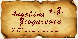 Angelina Zivgarević vizit kartica